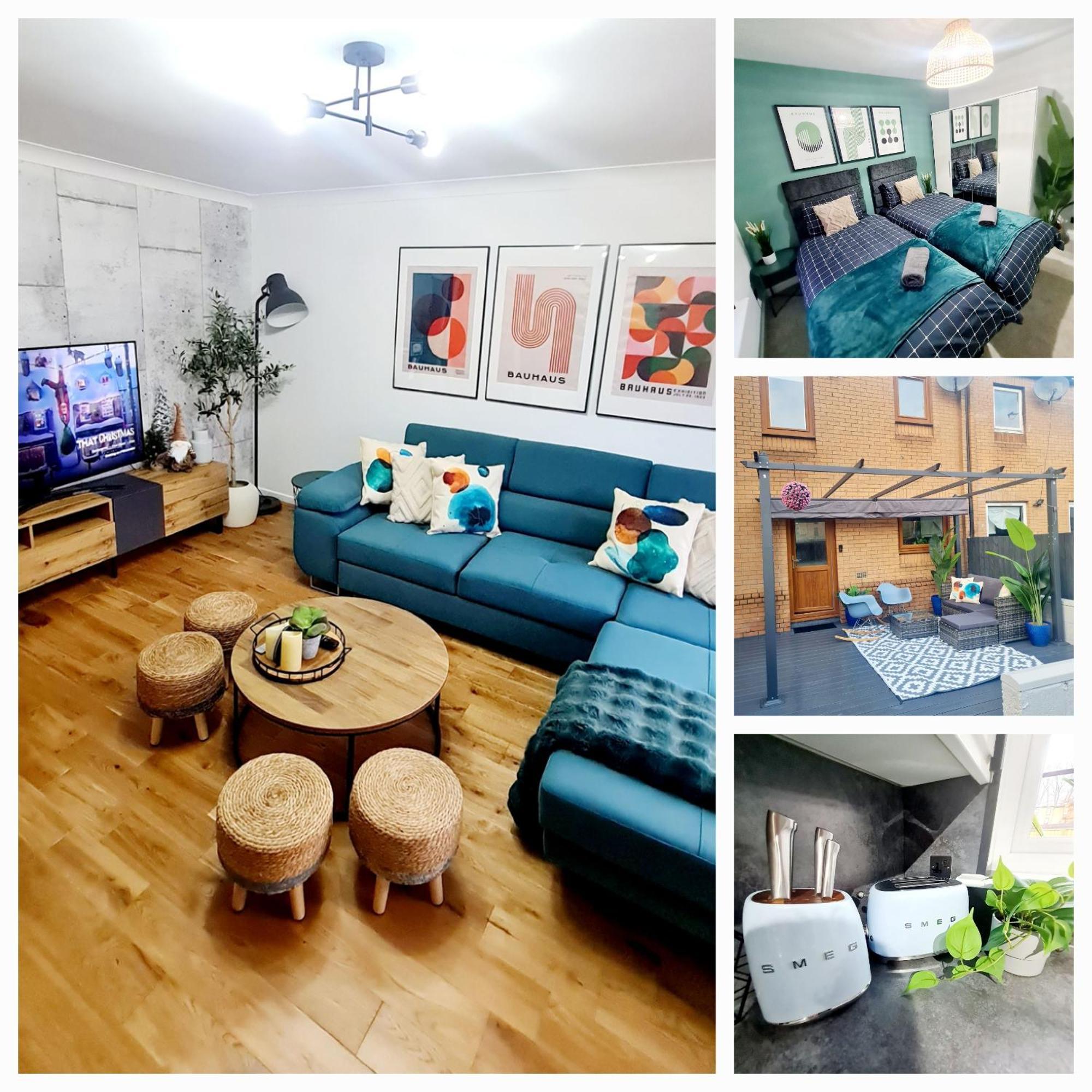 Apartmán Bright 3Br Walking Distance To Town - Free Parking Glasgow Exteriér fotografie